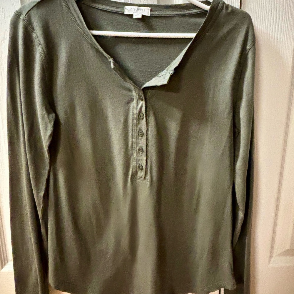 Z Supply Organic Long Sleeve Top